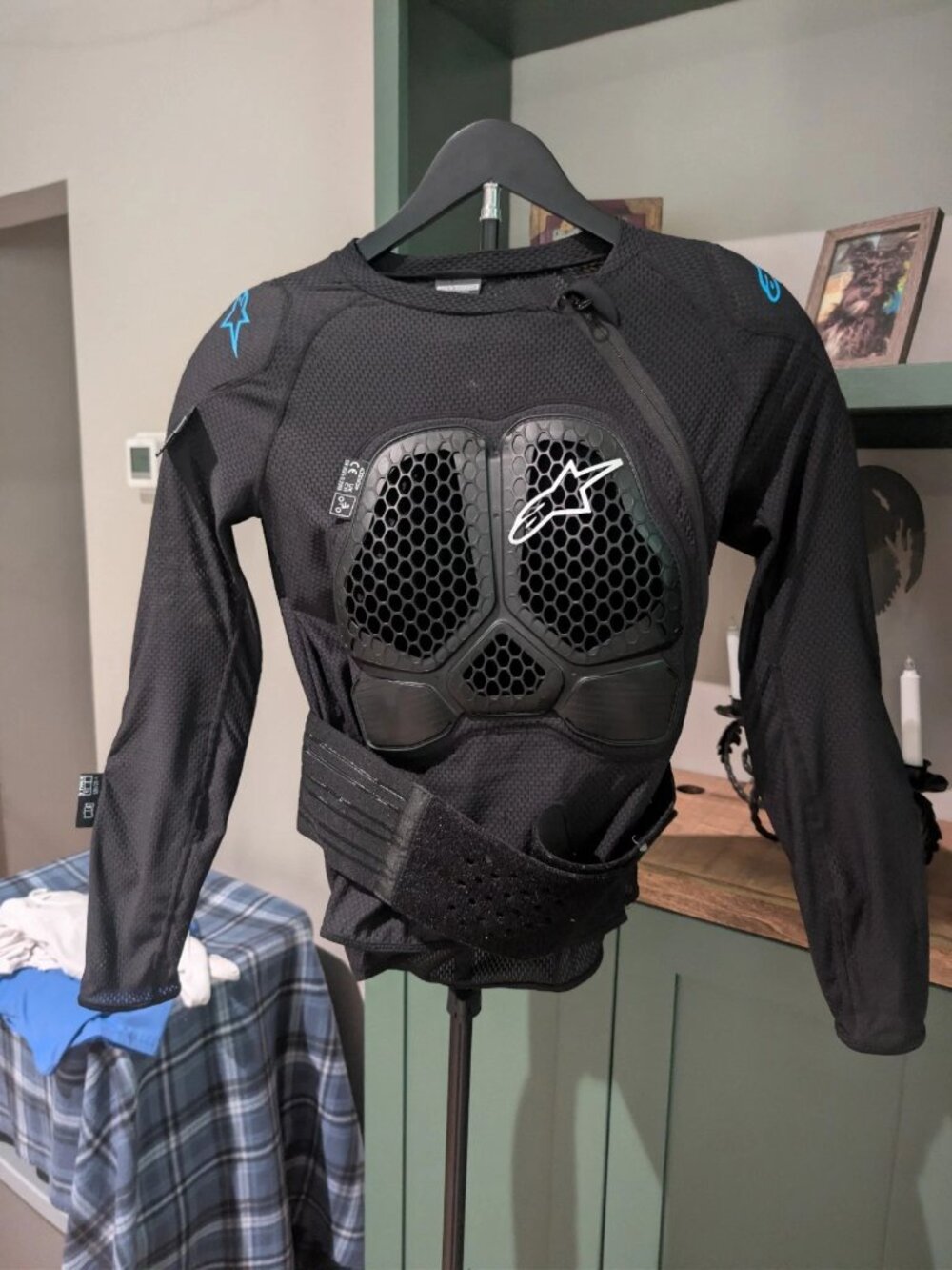 Alpinestars Stella Bionic Action V2 Protection Jacket Black/Cyan Sz L